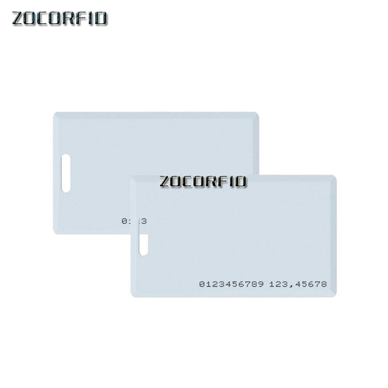 Tarjeta de Identificación EM gruesa RFID 100 reacción 4100/4102 KHZ, tarjeta de identificación apta para Control de acceso, asistencia de tiempo, solo lectura, 125 unids/lote por caja
