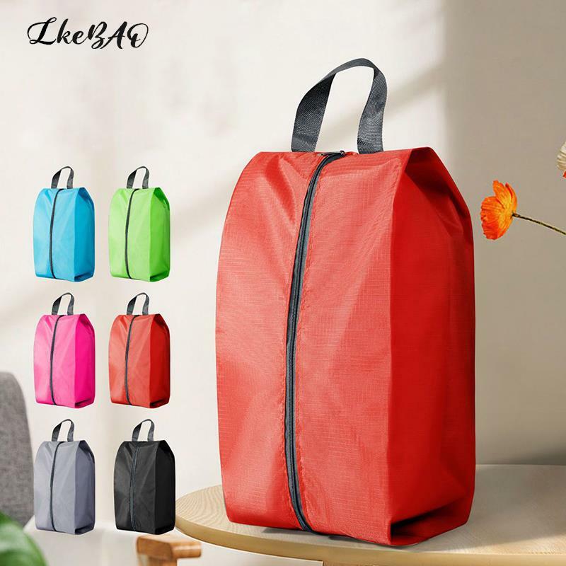 Dustproof Multi-function Foldable Shoes Storage Bags Outdoor Travel Portable Nylon Shoes Bag Waterproof Pouch Shoes Organizer