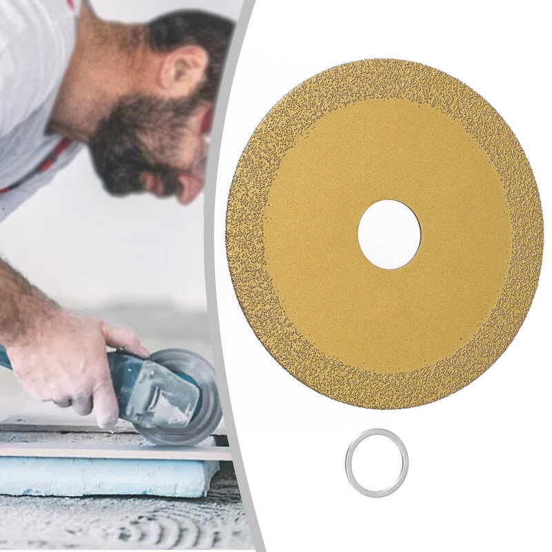 ใบเลื่อยตัดเพชรใบเลื่อยแผ่นโลหะสำหรับโลหะเหล็กหินเหล็กเส้นสีทองใช้งานได้จริง