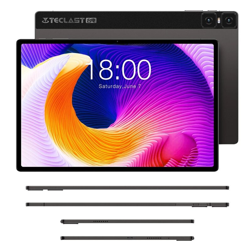 Teclast T45HD 2024 Tablet 10.51 "1920*1200 Tablet Unisoc T606 8-core Android 13 16GB RAM 128GB ROM 4G Netwerk Gaming 7200mAh