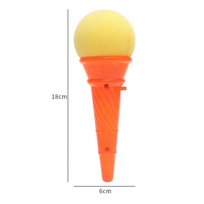CatapultBall Toy Fun Foam Ball Ice Cream Shooter Party Favors CatapultToy with Button Push Action for Kids Press Button Toy