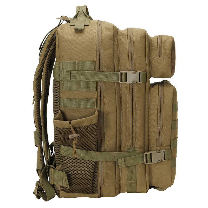 45L 3P Tactical Backpack Military Bag Pack Army Outdoor Backpack Waterproof Climbing Rucksack Camping Hiking Bag Mochila