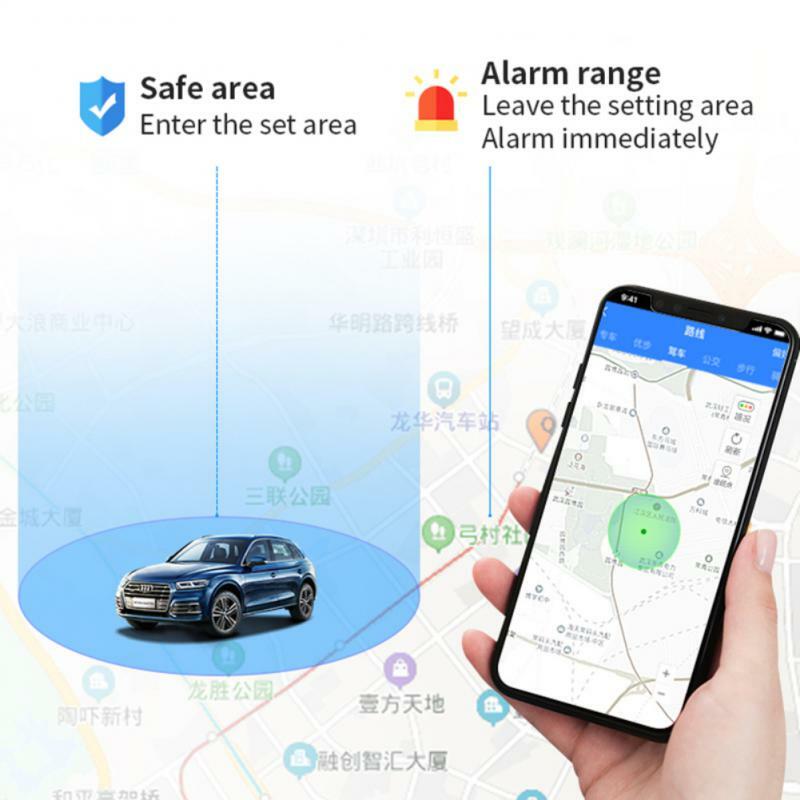 RYRA Mini GPS Car Tracker, Rastreamento em Tempo Real, Anti-Theft, Anti-lost Locator, Forte Mensagem de Montagem Magnética, Posicionador Global, GF-22