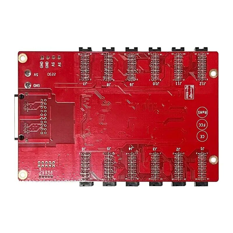 Huidu-tarjeta de recepción LED HD R712, compatible con actualización de sistema de Control sincrónico y asíncrono en lugar de HD R512T