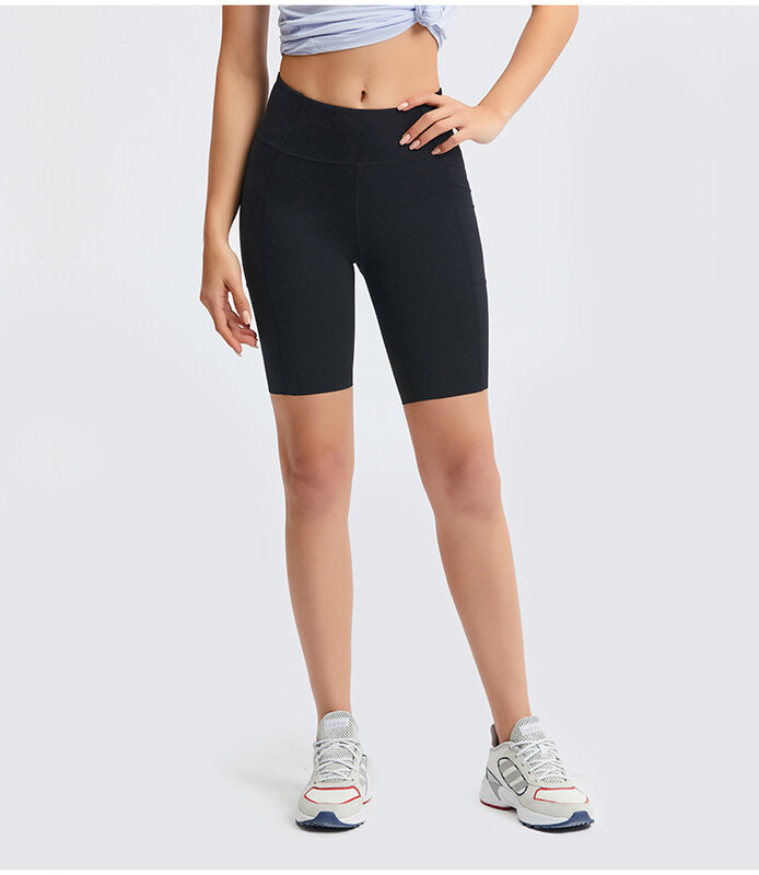 Women Shorts Running Cycling Shorts Breathable Sports Leggings High Waist Summer Workout Gym Shorts