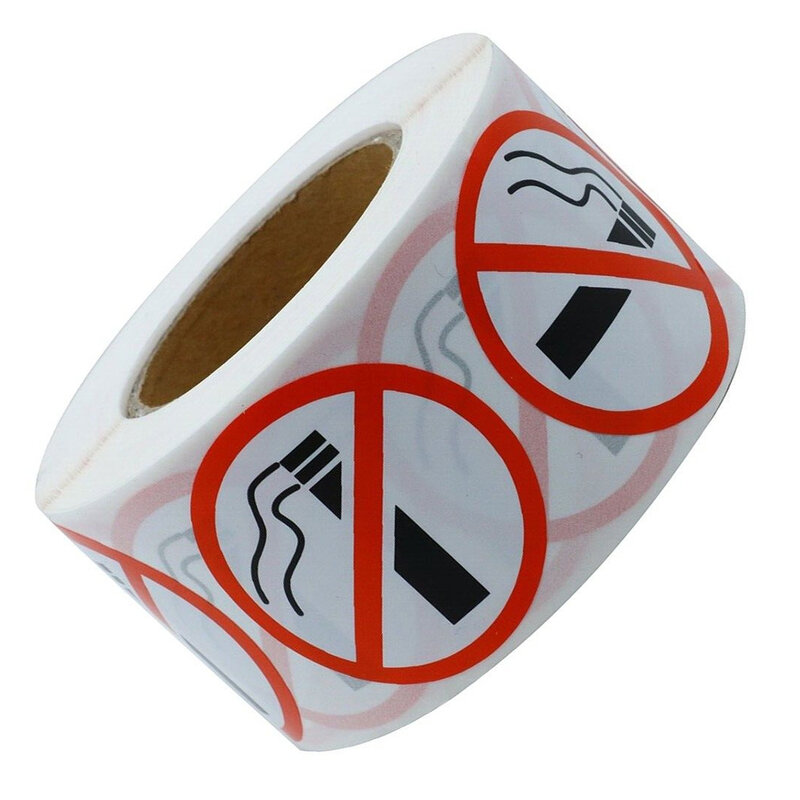 50 pz/1 pollice Wad pericolo adesivo carta artistica divertente senza fumo avvertimento decalcomania all'ingrosso di qualità superiore auto universale