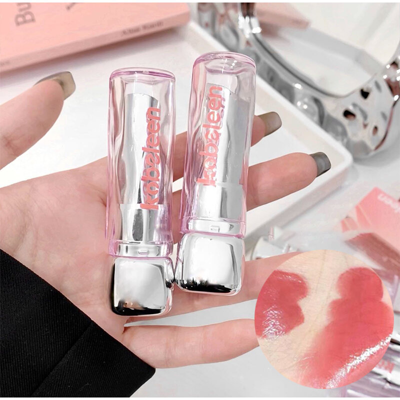Not-stick Cup Lipglaze Semi Transparent Jelly Lipgloss Efficient Moisturizing Mirror Lipstick Lasting Nourishing Korean Makeup
