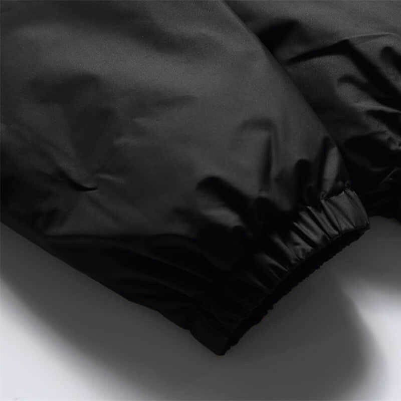 Chaqueta acolchada de estilo japonés para hombre, abrigo grueso informal, holgado, color negro, estilo Hip Hop, Y2K, invierno, 2023