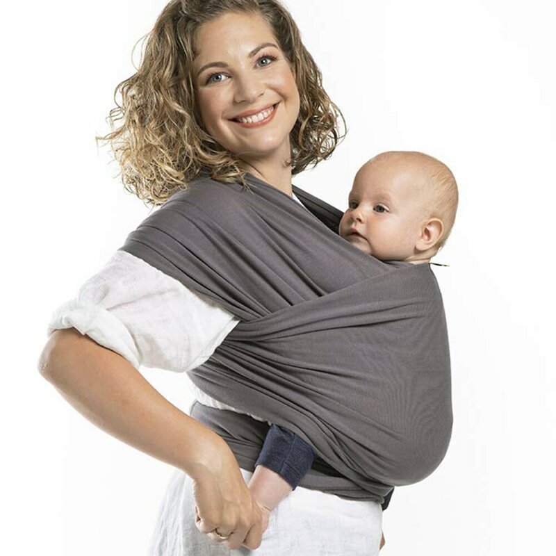 Stretchy Algodão Baby Wrap Carrier, Recém-nascido de Criança, Viagem Sling, 0-36 Meses