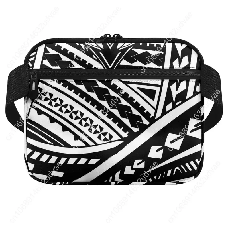 Nadruk na żądanie pielęgniarka torba na talię polinezyjski styl plemienny projektant mody uchwyt na narzędzie medyczne z wieloma przedziałami torba na biodro użytkowe