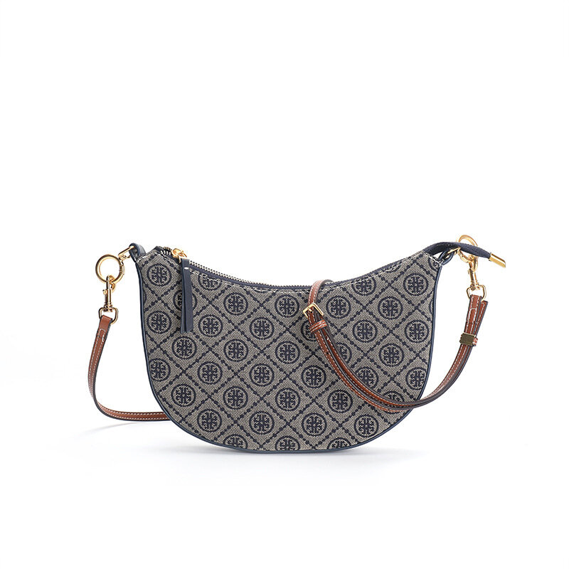 حقيبة هلال محمولة للنساء ، حقيبة تحت الإبط العصرية ، شائعة على الإنترنت ، حقيبة كتف متعددة الاستخدامات ، تي بي ، جديدة ،