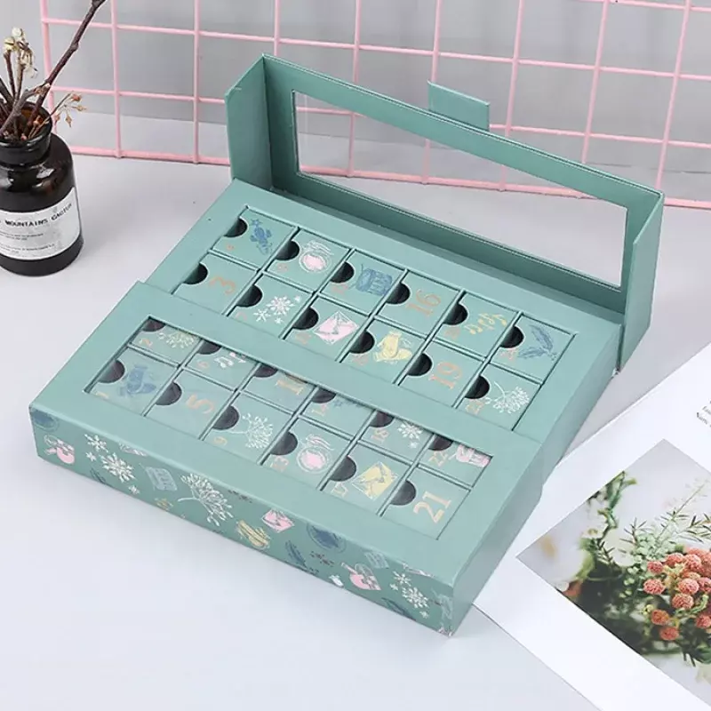 Emballage personnalisé Chengruo Caja Boite, freins d'emballage, boîtes cadeaux, calendrier de l'avent, boîte en papier, emballage pour bijoux