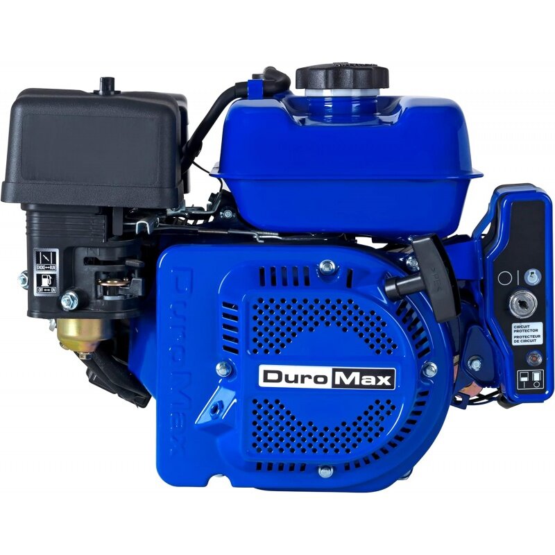 Электрический Пусковой двигатель DuroMax XP7HPE 208cc с питанием от газа, одобрено 50 государственными стандартами, многофункциональный синий двигатель
