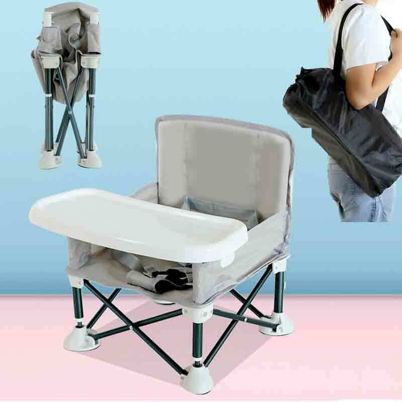 Muiltifunctional Children's Baby Heighten Table Foldable Dining Camping Chair Seat Portable Infant Accessories