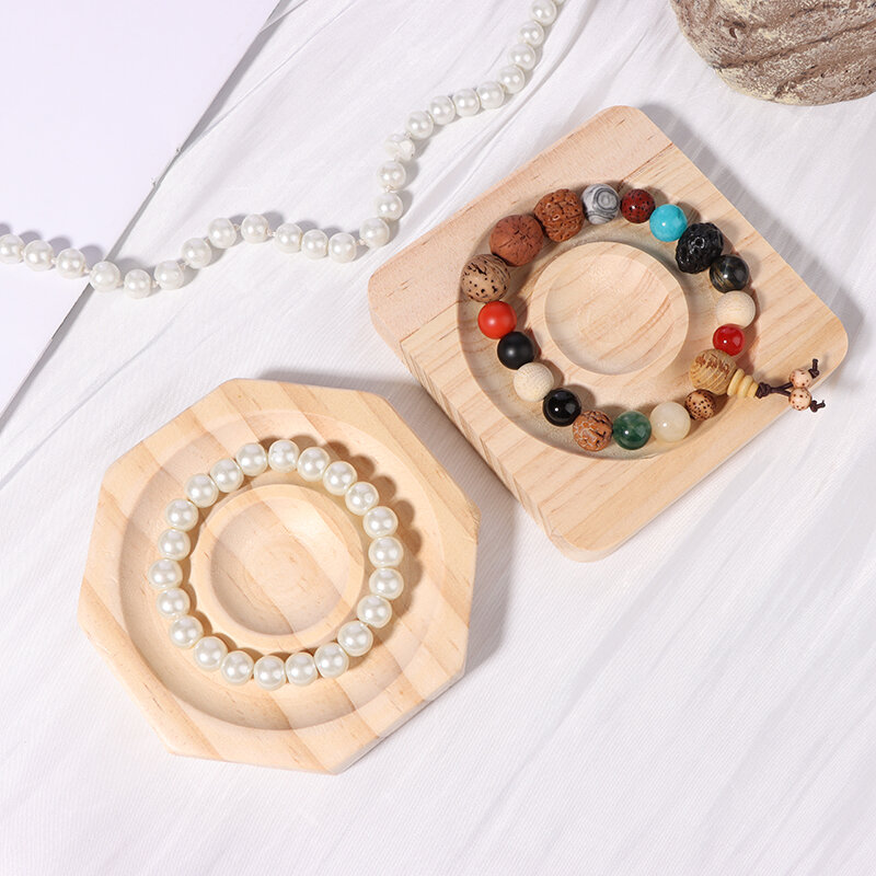 Taca na wystawa bransoletek Organizer biżuterii talerz DIYna z koralikami uchwyt na pierścionki prezent rzemiosła wizytówkę