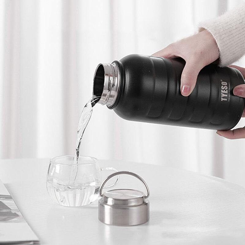 GOALONE – bouteille d'eau de grande capacité 750/1000ML, en acier inoxydable, à Double paroi, isolée sous vide, Thermos à café sans BPA