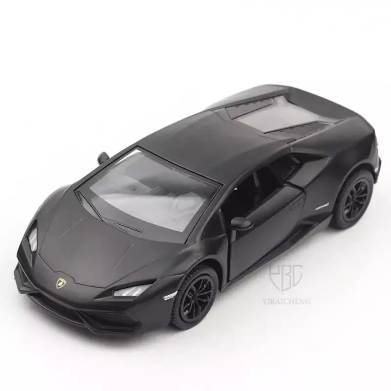 Lamborghini Huracan Metal Car Model Toy para crianças, Alloy Diecast, modelos supercar, puxar para trás do veículo, escala 1:36