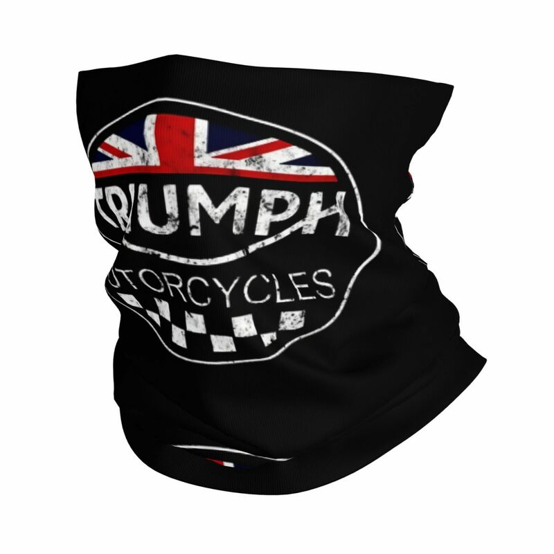 Triummhs-Bandana impressa motocicleta unisex, tampa do pescoço, máscara de corrida, lenço multi-uso, respirável, correndo