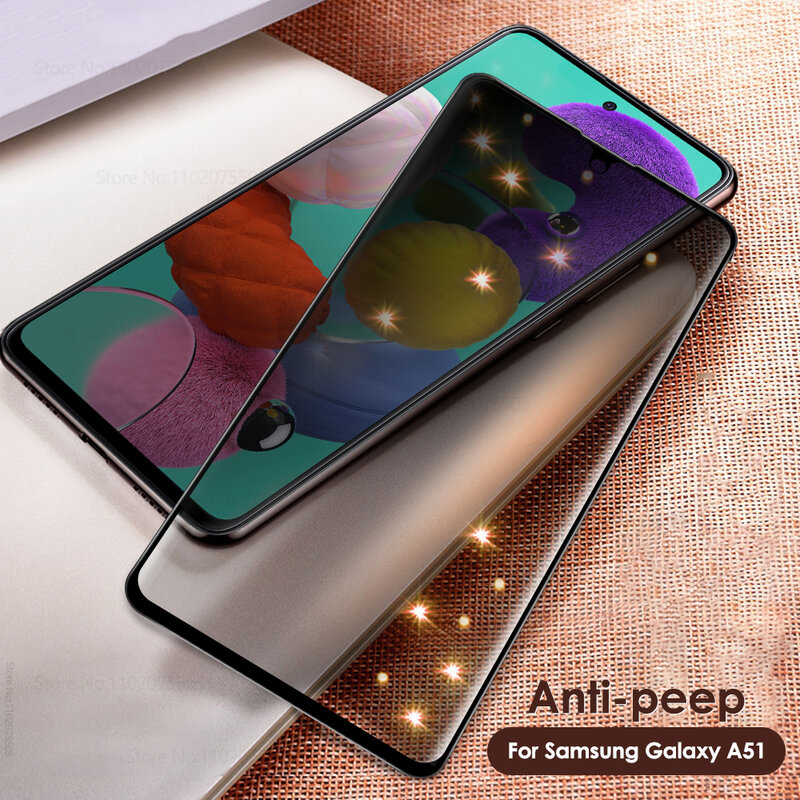 Privacy Tempered Glass Film for Samsung Galaxy A54 A24 A34 A14 A53 A15 A05 A05S A33 A13 A23 A52 A33 Anti-spy Screen Protectors