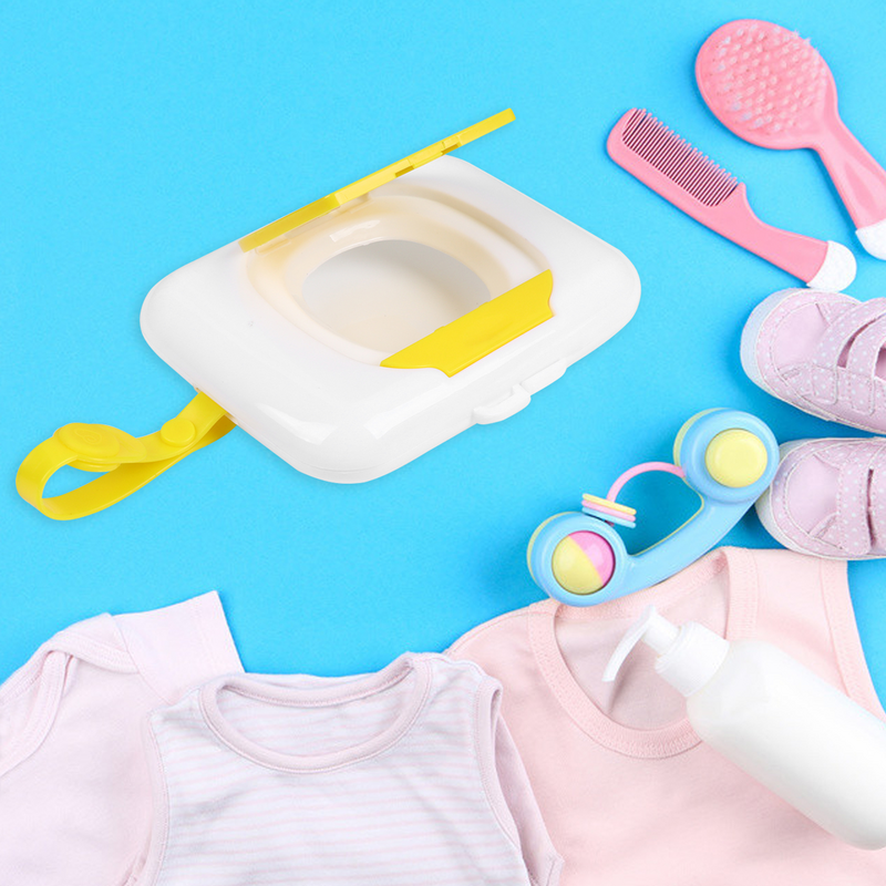 Kotak penyimpanan tisu basah untuk bayi, kotak penyimpanan tisu basah, wadah tisu bayi, kotak penyimpanan tisu basah, wadah Dispenser basah untuk bayi