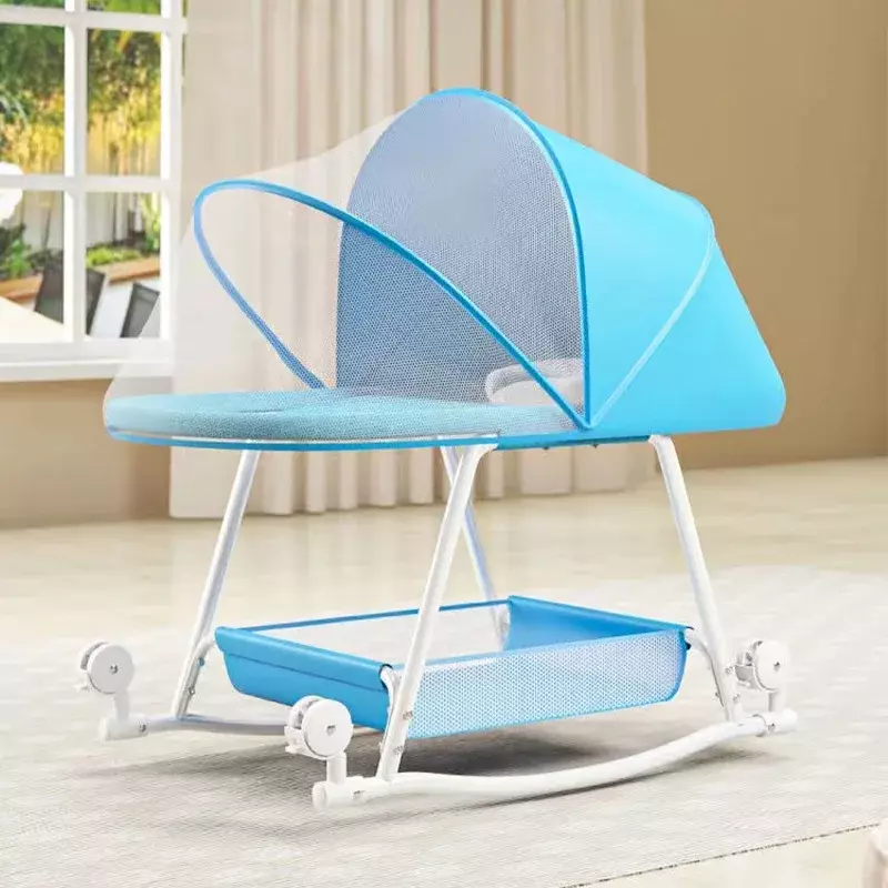 Cadeira de balanço para bebê, berço coaxial, artefato