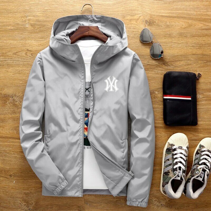 바람막이 등산 비옷 파카 남성용 재킷, 테크웨어 남성용 용수철 점퍼, 의류 코트