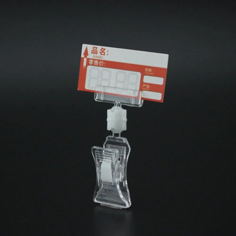 Porte-cartes avec étiquette de prix POP, affichage de marchandise, signe de Promotion, papier clair, petit dans un magasin de détail