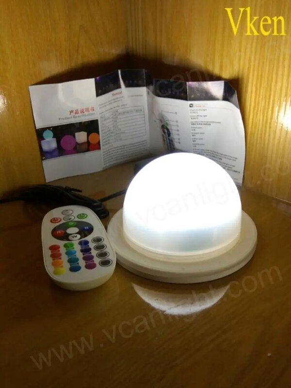 5PCS/lot DHL 48 LEDS Free Shipping 6W 16 Color LED RGB Magic spot Light Bulb Lamp Wireless Remote Control