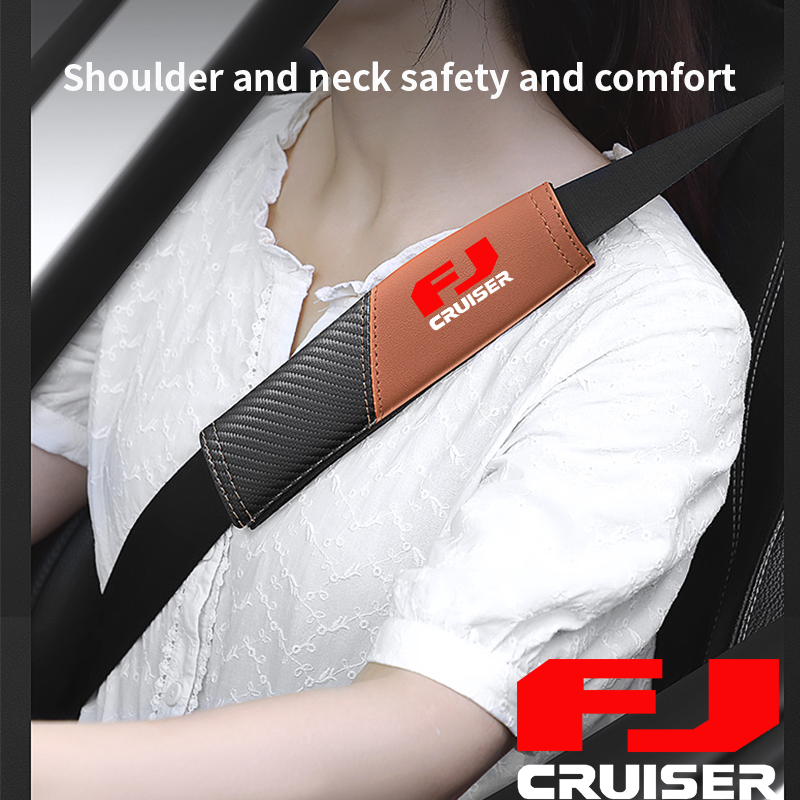 Car Seat Belt Cover Shoulder Pad, Acessórios Interiores para Toyota FJ Cruiser, 1Pc
