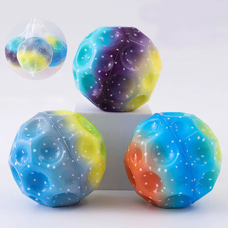 Ekstremalnie wysokiej piłka kauczukowa kosmiczna piłka dla dzieci zabawki porowata kula interaktywna zabawka antystresowa