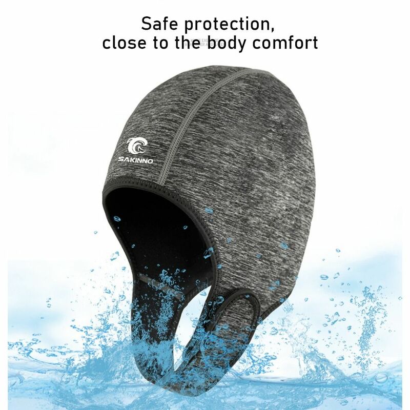 Comfortable Elastic Wear-resistant Warm Wrap Your Hair Diving Head Cover Diving Surfing Cap Sun Protection Swimming Cap