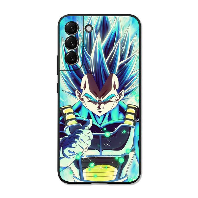 Vegeta Dragon Ball Z Telefoon Case Voor Samsung Galaxy S22 S21 Ultra S20 Fe S10 S9 Plus 5G Lite 2020 Zachte Funda Cover