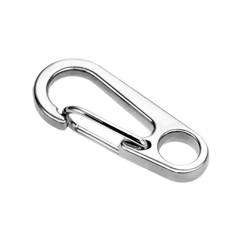 Key Ring Mini Carabiners Alloy Metal Mountaineering Buckle Spring Snap Hook Clip Keychain Carabiner Clip Outdoor Camping Tool