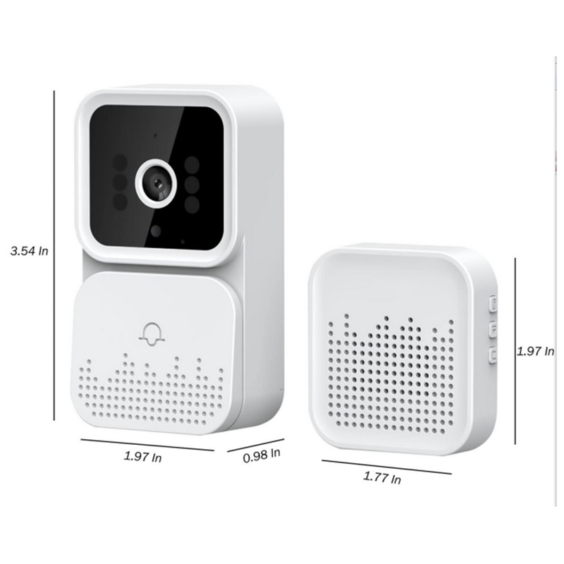 Casa inteligente câmera de vídeo campainha wi fi sem fio chamada intercom áudio em dois sentidos para campainha da porta anel para o telefone câmeras segurança em casa