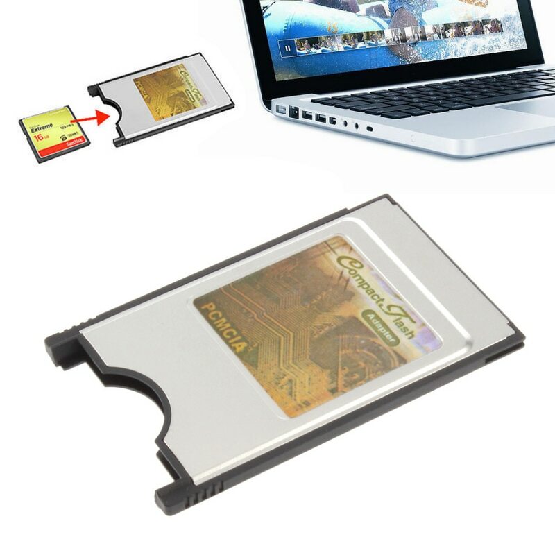 Hot External  Compact Flash CF to PC Card PCMCIA Adapter Reader CF Compact Flash Memory Card For Laptop Notebook Dropshipping