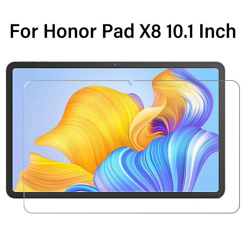 Honor Pad X8 용 강화 유리 화면 보호기, 스크래치 방지 보호 필름, 10.1 인치 2022 태블릿, 9H