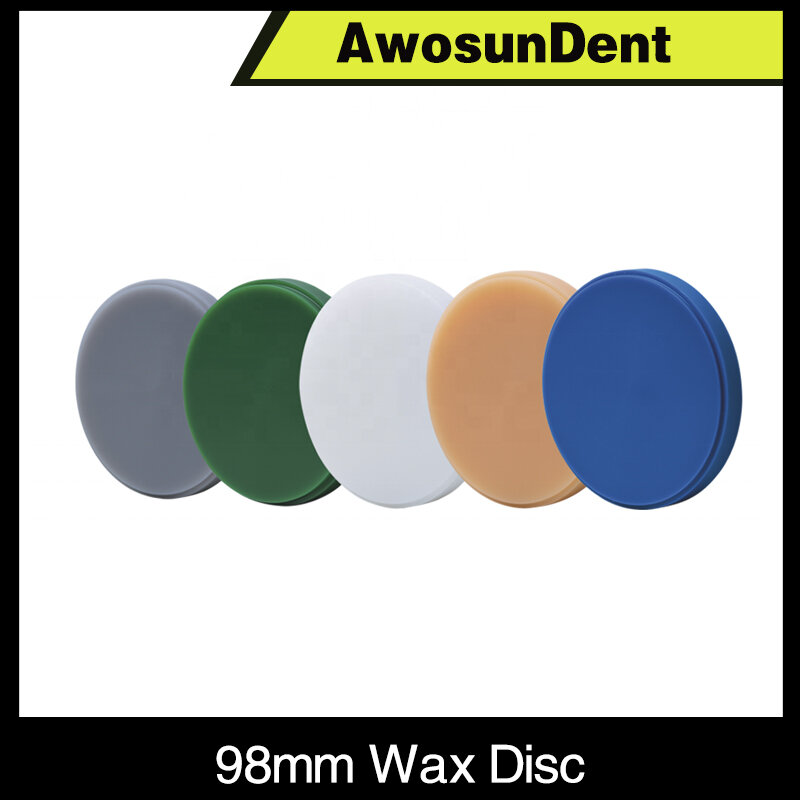 Dental Labor Material Wachs Disk CAD CAM Fräsen Block Grün Grau Blau Weiß Farbe Wachs Blank