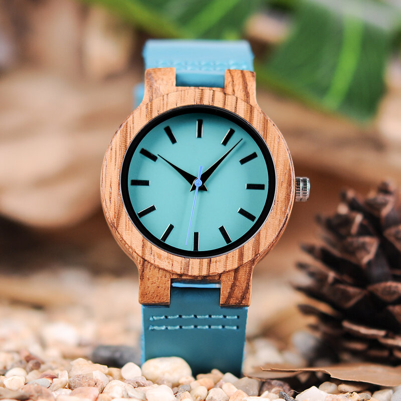Часы BOBO BIRD для мужчин и женщин, деревянные кварцевые наручные часы с кожаным ремешком, дамские часы, часы на заказ, отличные подарки, Прямая поставка
