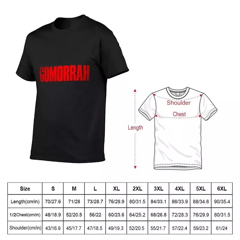 the red blood gomorrah T-Shirt quick drying oversized men clothes