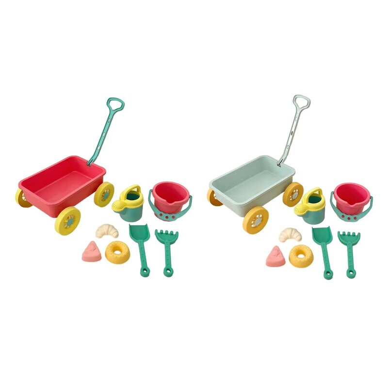 Veículo de brinquedo educativo para crianças, Montessori Beach Toy, Small Wagon for Birthday, Summer Activities, Garden, Outdoor