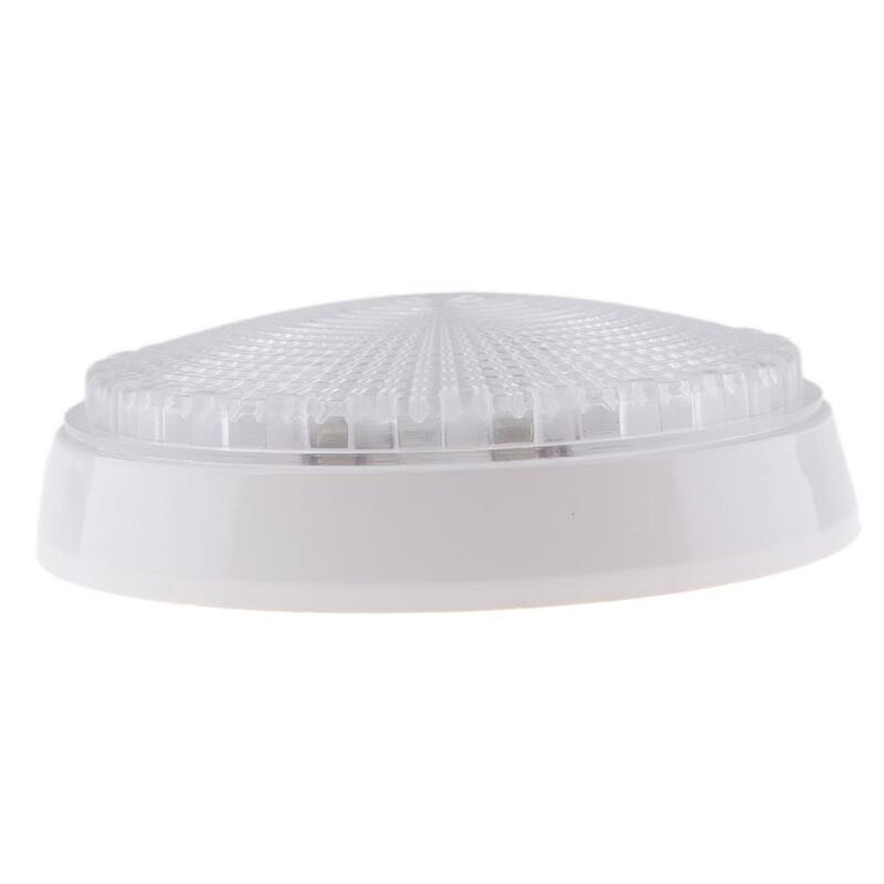 LED Round Roof Teto Interior Dome Light, lâmpada para barco, carro, RV, Auto, 5"