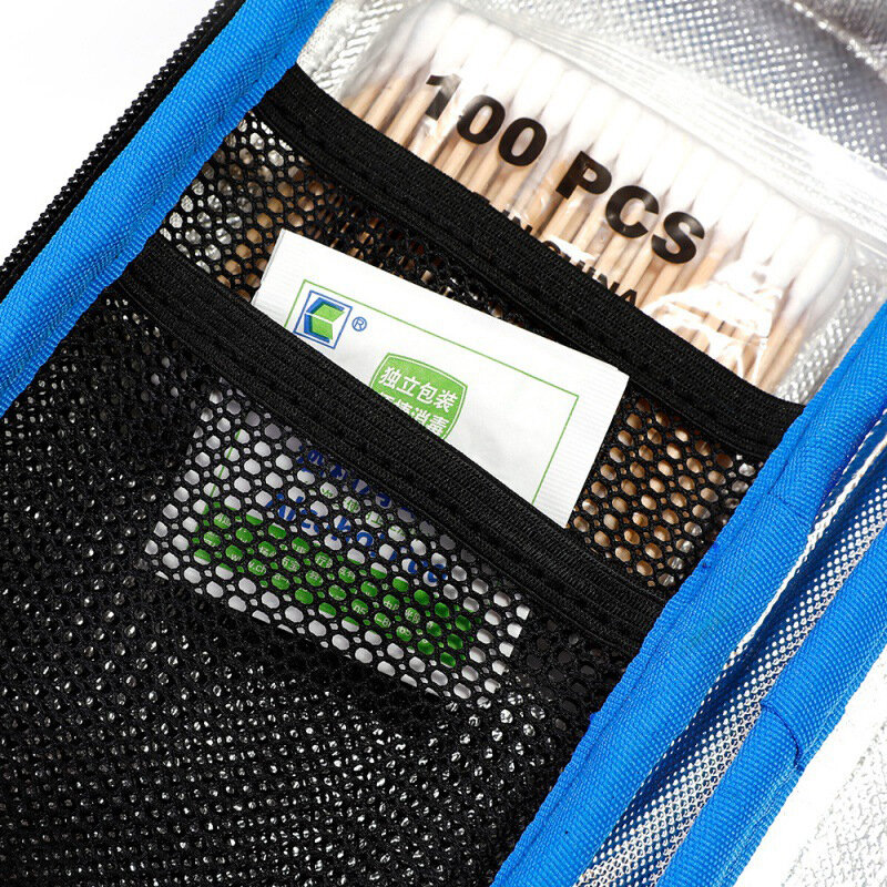 Penna per insulina borsa Termica medica farmaci custodia per insulina diabetica protezione per la conservazione del raffreddamento scatola per pillole borsa per il ghiaccio in foglio di alluminio Termica