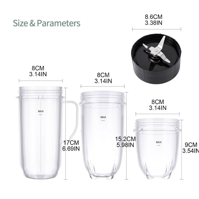 Juicer Cups with Extractor  Lid for 250W MB1001 Blenders Juicer Accessories New Dropship