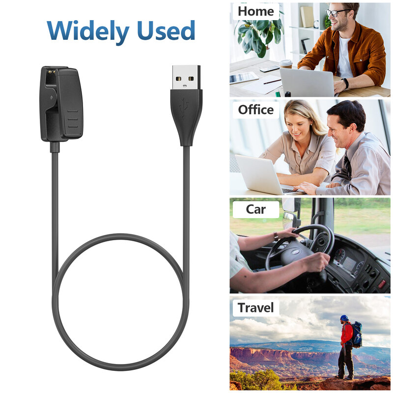 Cargador USB de 100cm, Cable de carga para Garmin Forerunner 35, 230, 235, 630, 735xt, 645