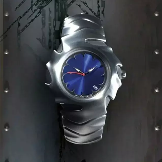 Reloj no mecánico de hoja Original en forma de K para hombre y mujer, diseño avanzado de interés especial Ins, moda