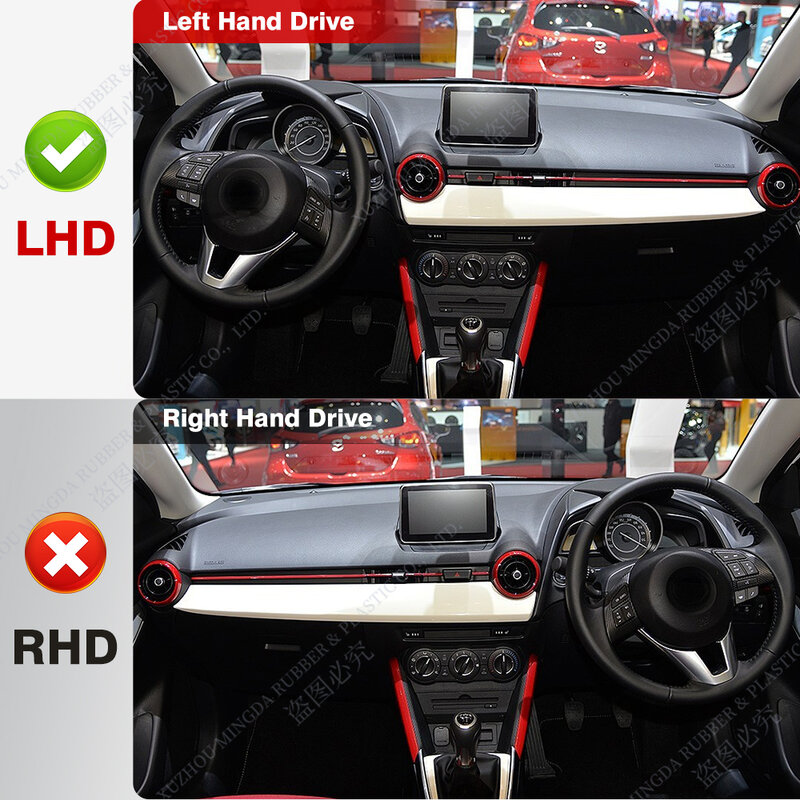 แผงหน้าปัดรถยนต์คลุมสำหรับ Mazda2 Demio MAZDA 2 DJ DL 2015-2021 16 17 18 19 20พรมกันแดดกันยูวีอุปกรณ์เสริมรถยนต์