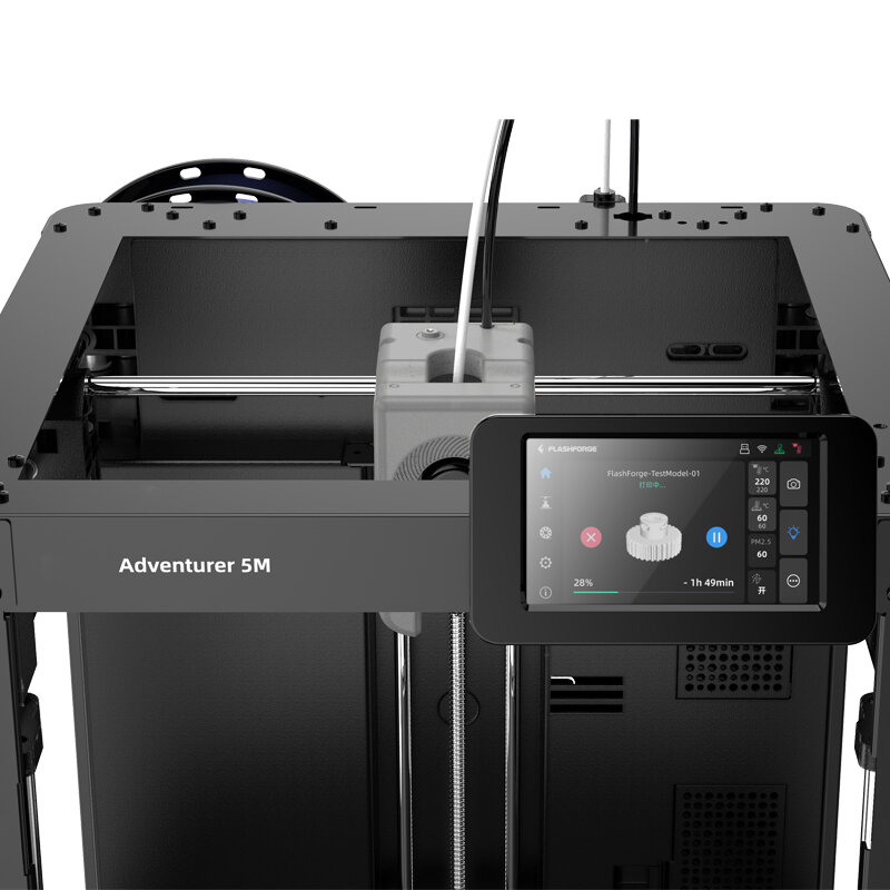 Flashforge Adventurer-impresora 3D Speedy, máquina de impresión de alta velocidad, nivelación automática, extrusora directa de estructura CoreXY, 5M, 600 mm/s