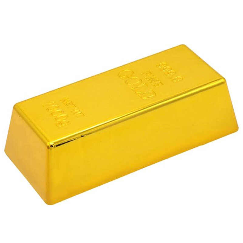 Fake Golden Brick Red Envelopes Box Gold Bars Red Envelope Gift Box for Money Christmas New Year Supplies