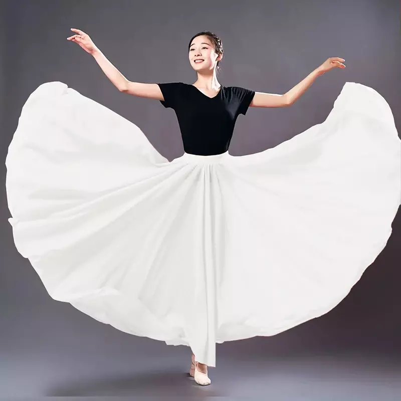 Nuova donna 1000 gradi vestiti di danza classica donne eleganti vestiti di prestazione della cina gonna grandi vestiti di pratica di balletto dell'oscillazione