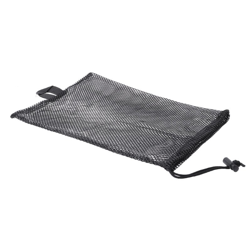 1Pc Quick Dry Nylon Mesh Drawstring Storage Pouch Bag Stuff Sack Outdoor Travel Bag for Beach Swimming Scuba Diving Gear Storage